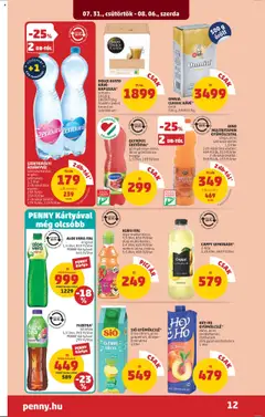 PENNY akciós ujság - amely érvényes a következő dátumtól: 31.07.2025 | Oldal: 16 | Termékek: Aloe vera ital, Ásványvíz, Multivitamin, Citrom