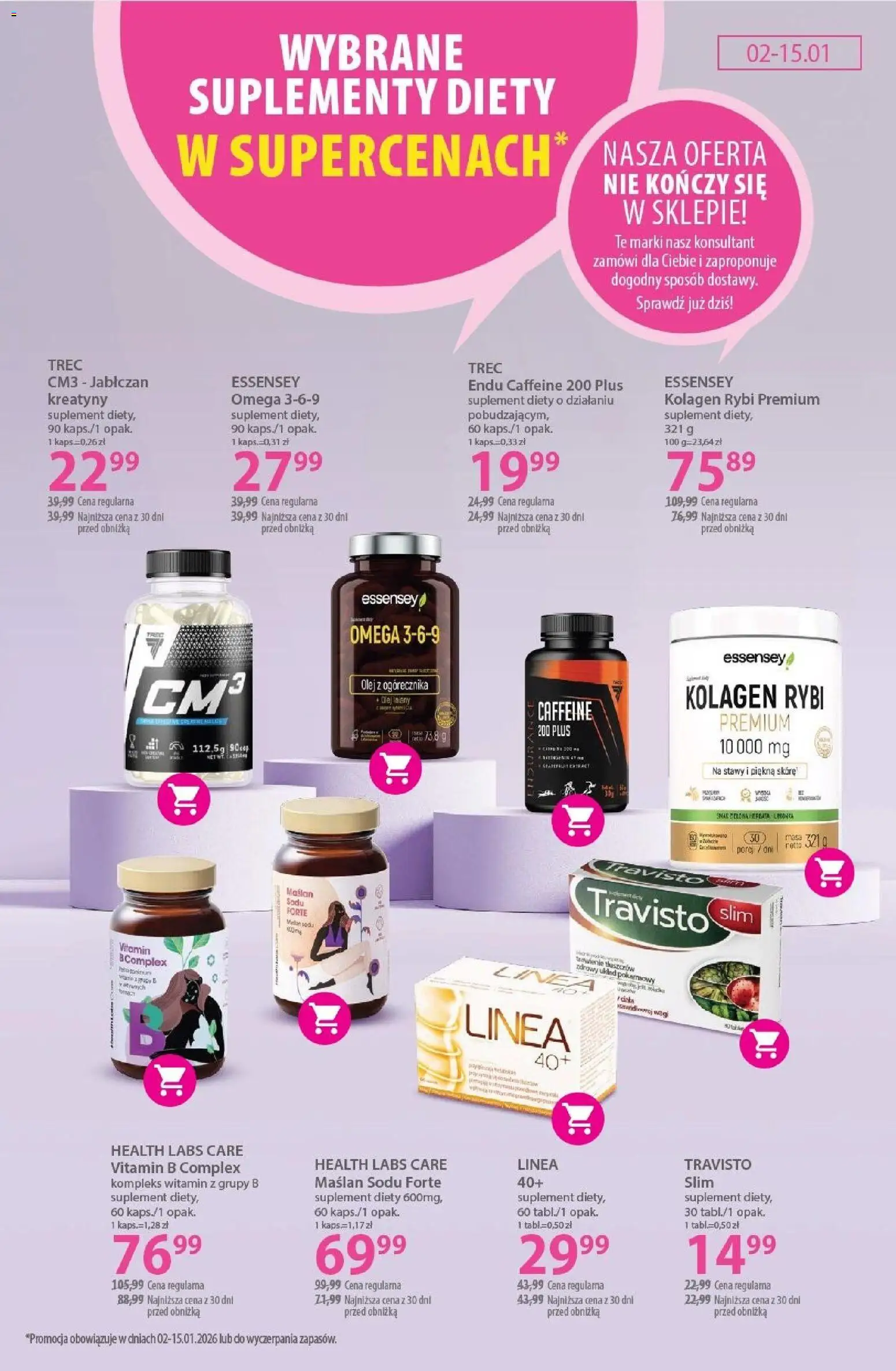 Hebe Gazetka od 02.01.2026 | Strona: 20 | Produkty: Olej