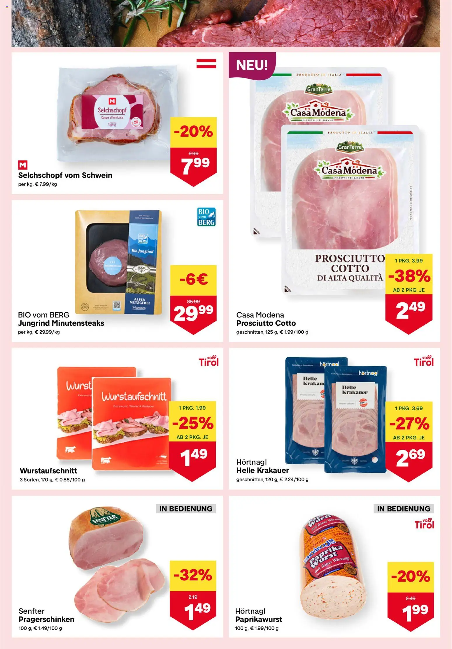 MPREIS Flugblatt gültig ab 26.03.2026 | Seite: 3 | Produkte: Wurst