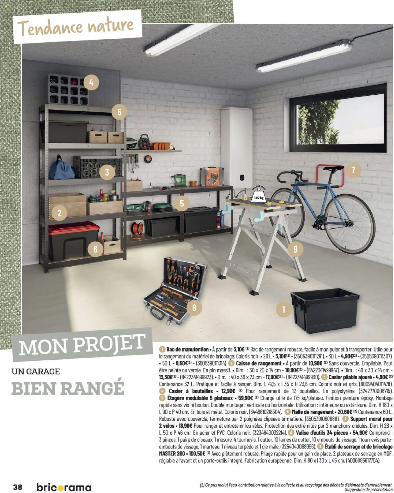 {H1} | Page: 38 | Produits: Tournevis, Porte, Poignées, Étagère