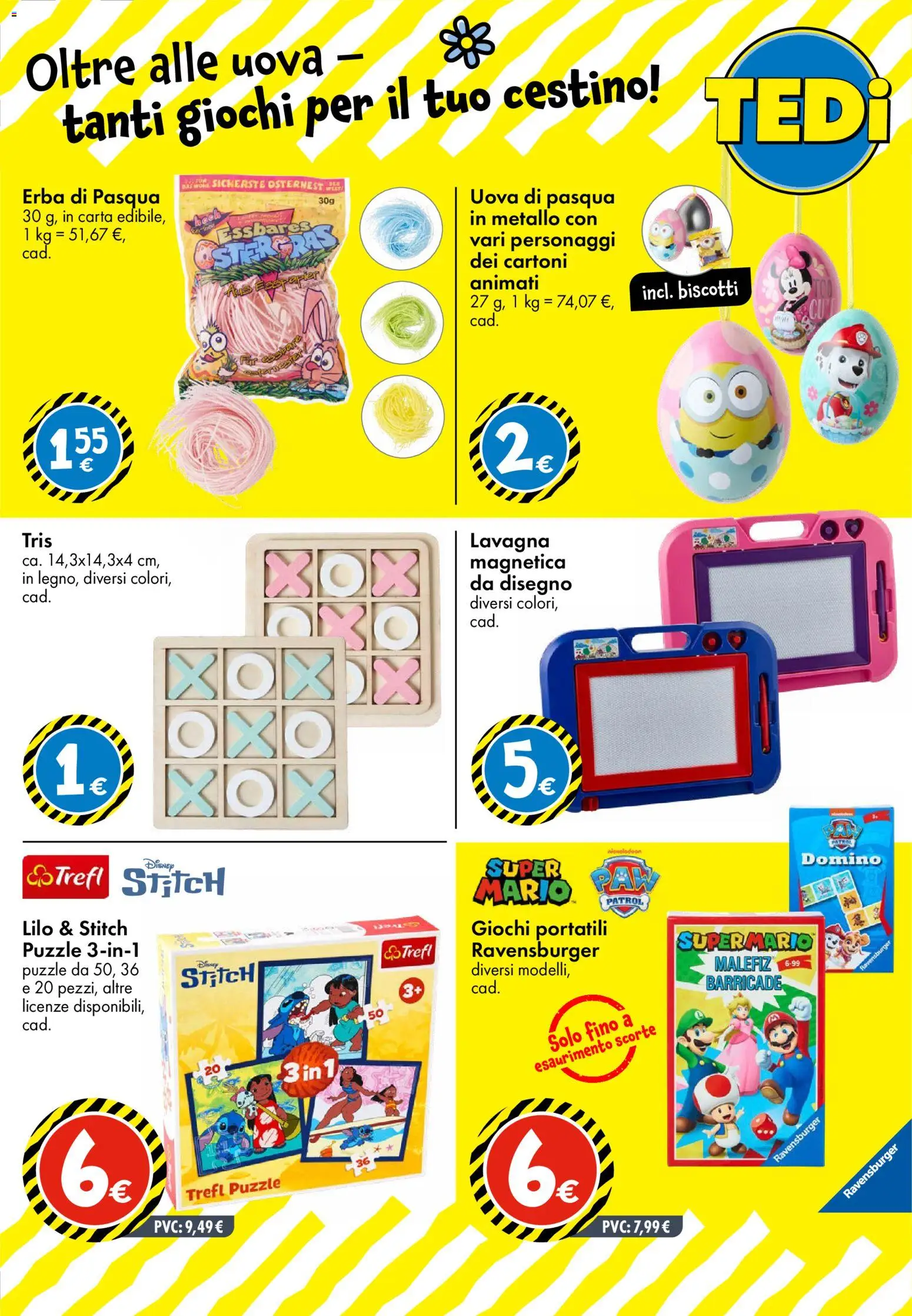 Volantino TEDi del 06.03.2026 | Pagina: 24 | Prodotti: Uova, Biscotti, Cestino