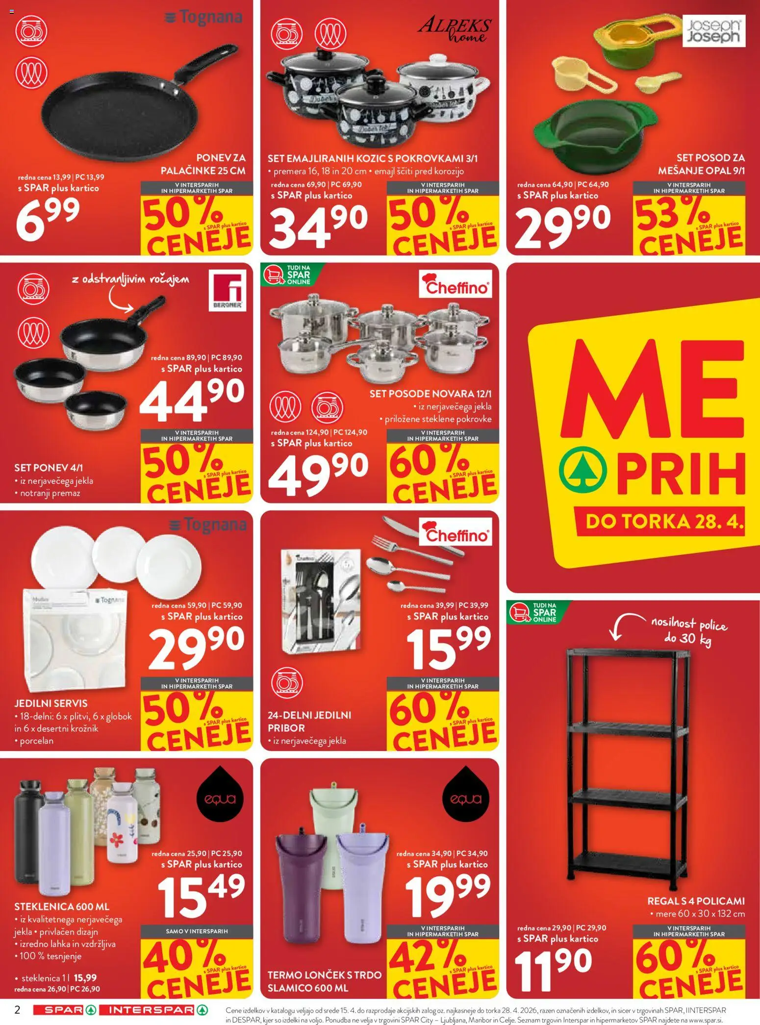 Novi Spar katalog ponudbe – veljaven od 15.04.2026 | Stran: 2