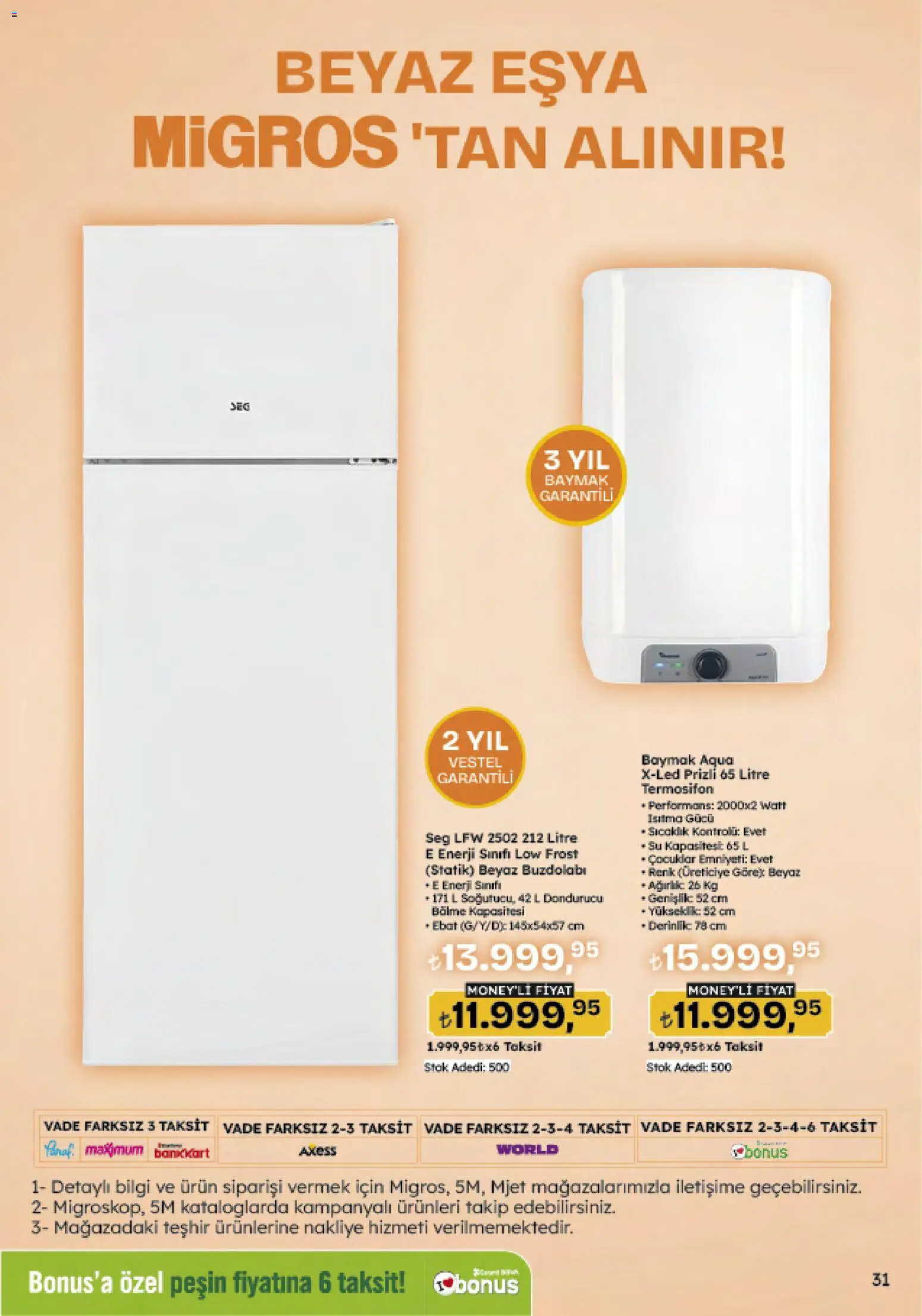 Migros Katalog - 5M Migroskop Dijital - 26.02.2026 tarihinden itibaren geçerlidir | Sayfa: 144 | Ürünler: Su, Buzdolabı, Dondurucu