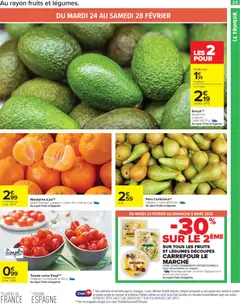 Carrefour Market - Prévisualisation de Carrefour Market Le mois vip 70% d'économies valide à partir de 24.02.2026 | Page: 25 | Produits: Avocat, Poire, Tomate cerise