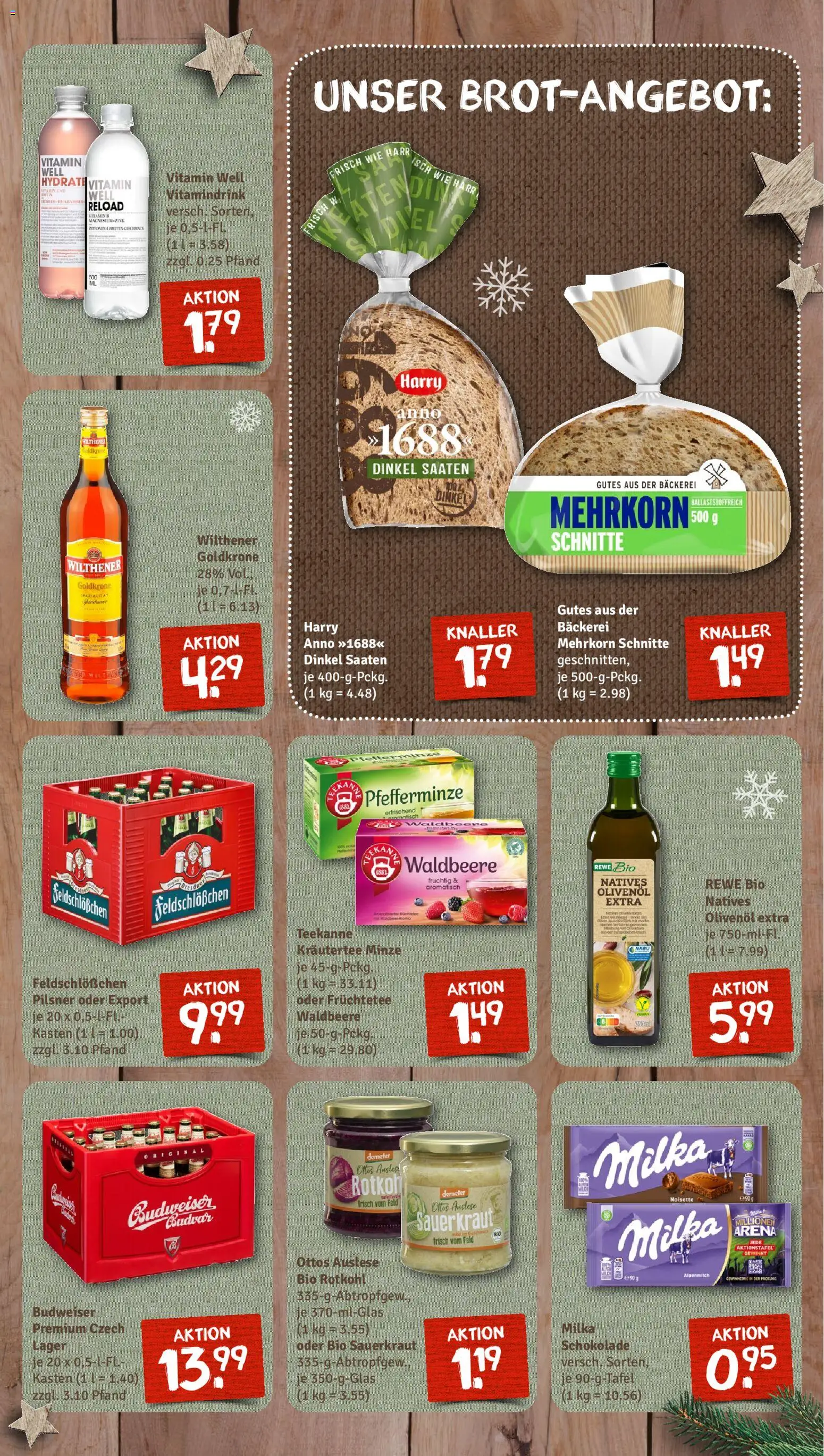 Nahkauf Prospekt – gültig ab 08.12.2025 | Seite: 7 | Produkte: Olivenol, Milka, Teekanne, Budweiser