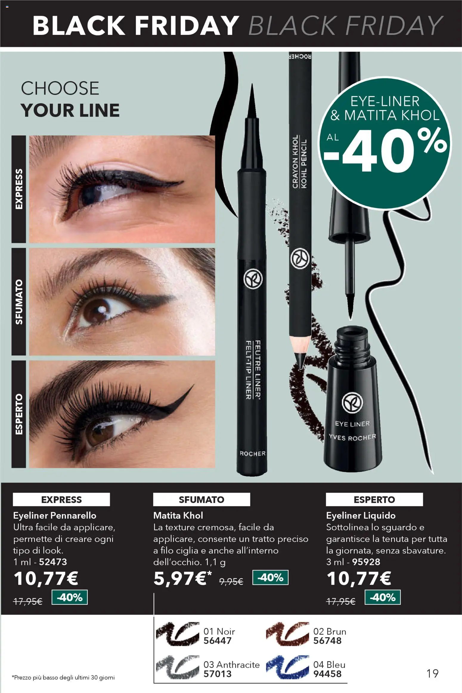 Volantino Yves Rocher del 11.11.2025 | Pagina: 19 | Prodotti: Eyeliner