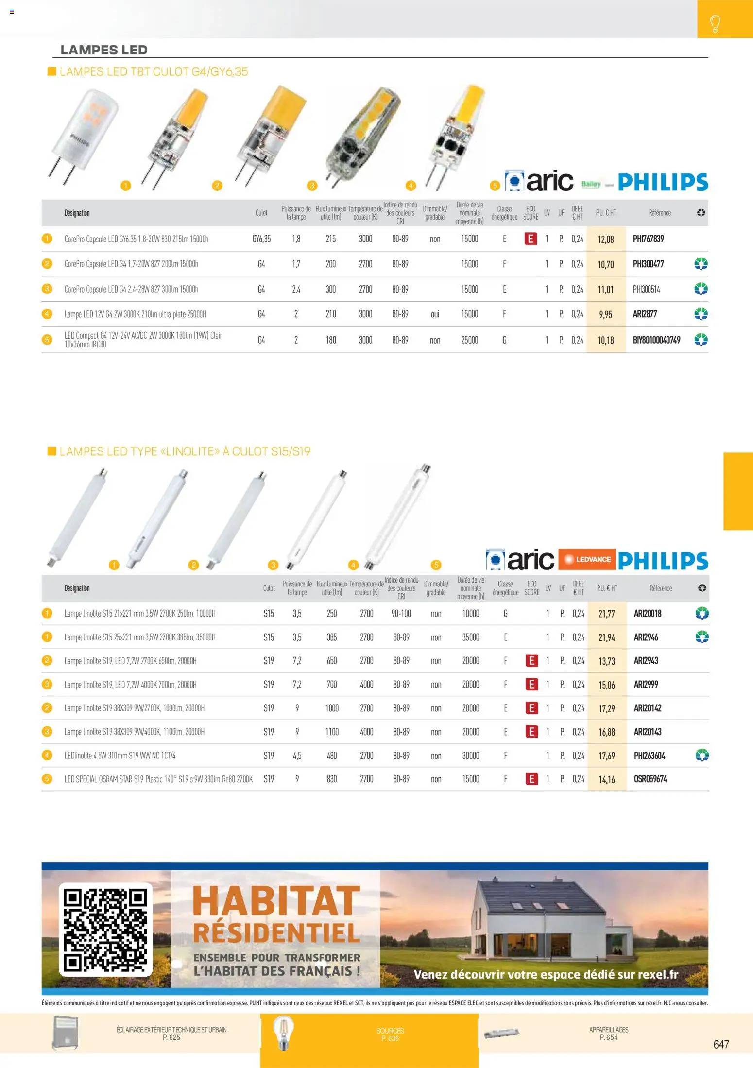 {H1} | Page: 139 | Produits: lampe LED, Lampe