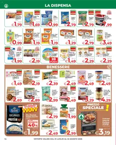 Volantino Eurospar del 31.07.2025 | Pagina: 14 | Prodotti: Fiocchi, Verdure, Nocciole, Arachidi