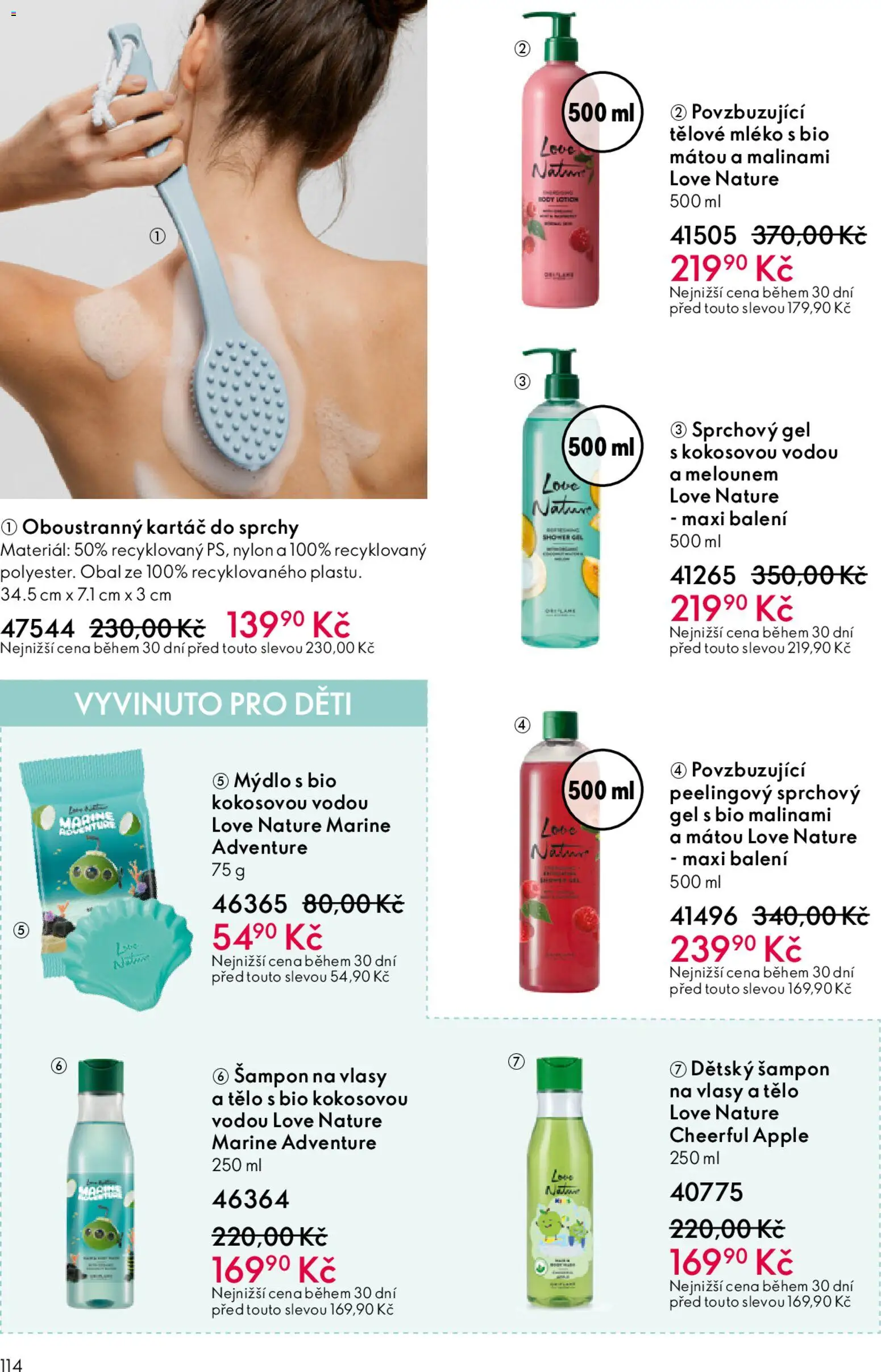 Oriflame katalog č.15/2025 od 22.10.2025 | Strana: 114 | Produkty: Tělové mléko, Mýdlo, Apple, Kartáč
