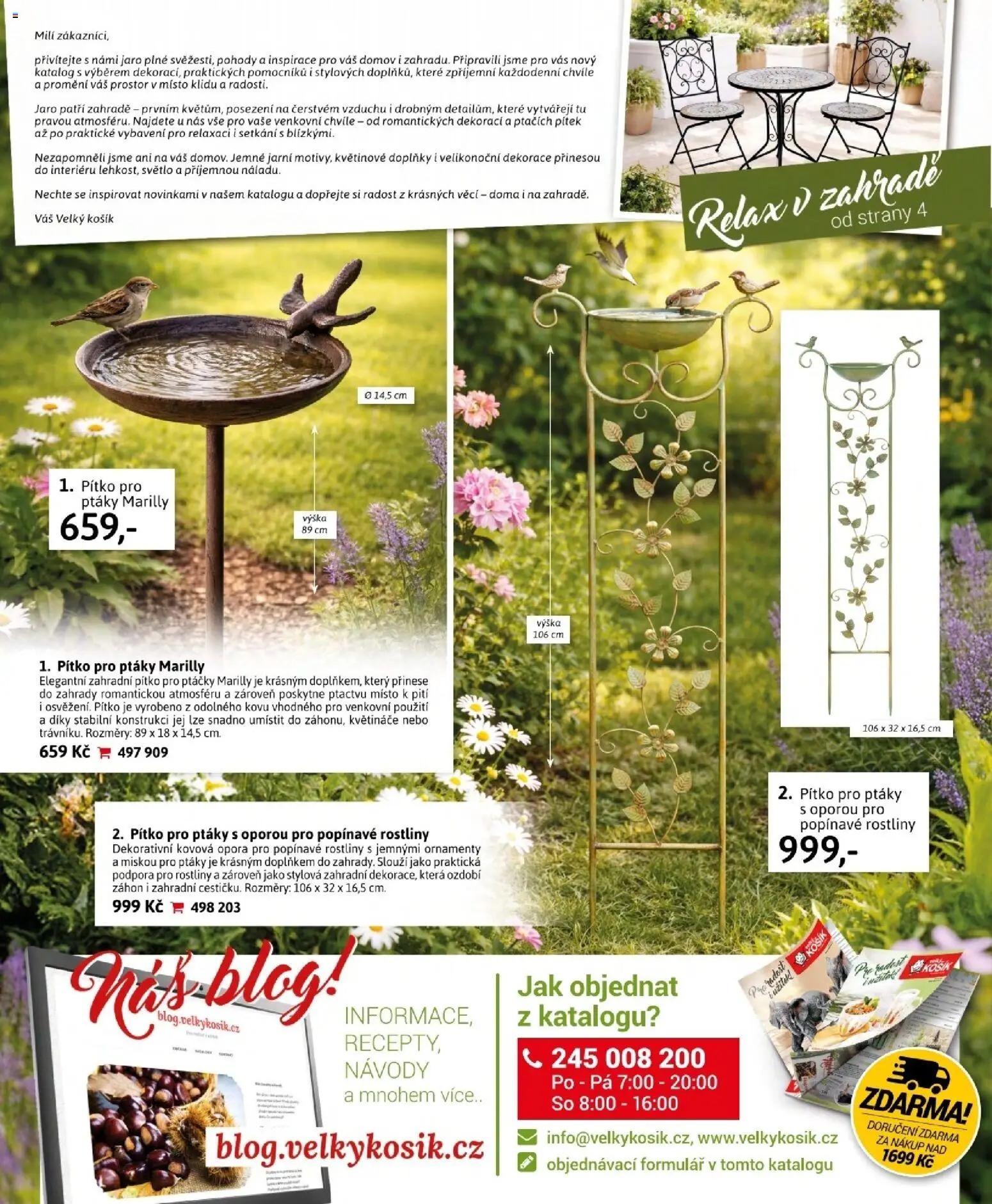 Velký Košík katalog duben 2026 od 01.04.2026 | Strana: 2 | Produkty: Květináče, Košík, Rostliny, Dekorace