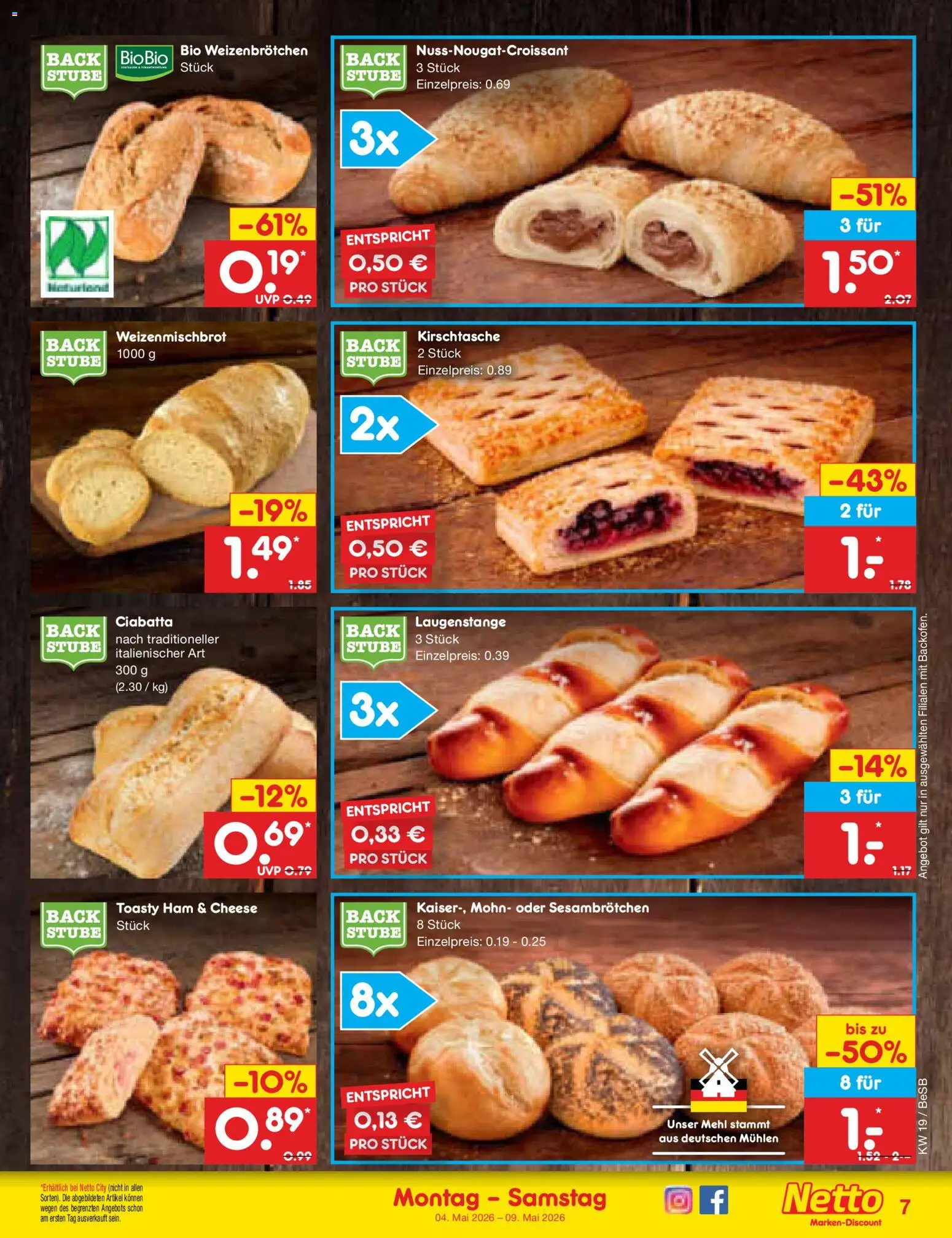 Netto Marken-Discount Prospekt 	 – gültig ab 04.05.2026 | Seite: 9 | Produkte: Mehl