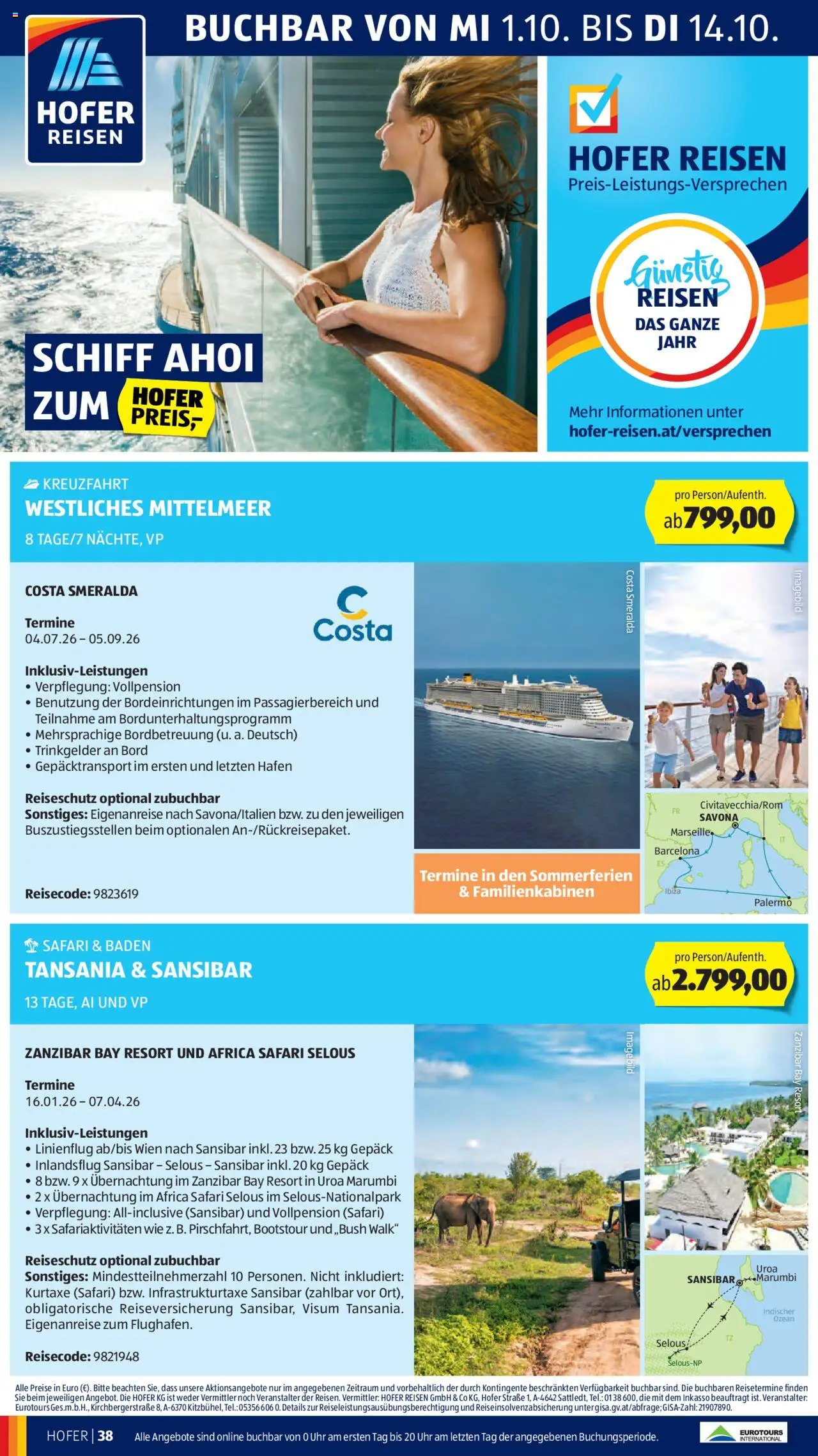 Hofer Flugblatt gültig ab 03.10.2025 | Seite: 42 | Produkte: Uhr