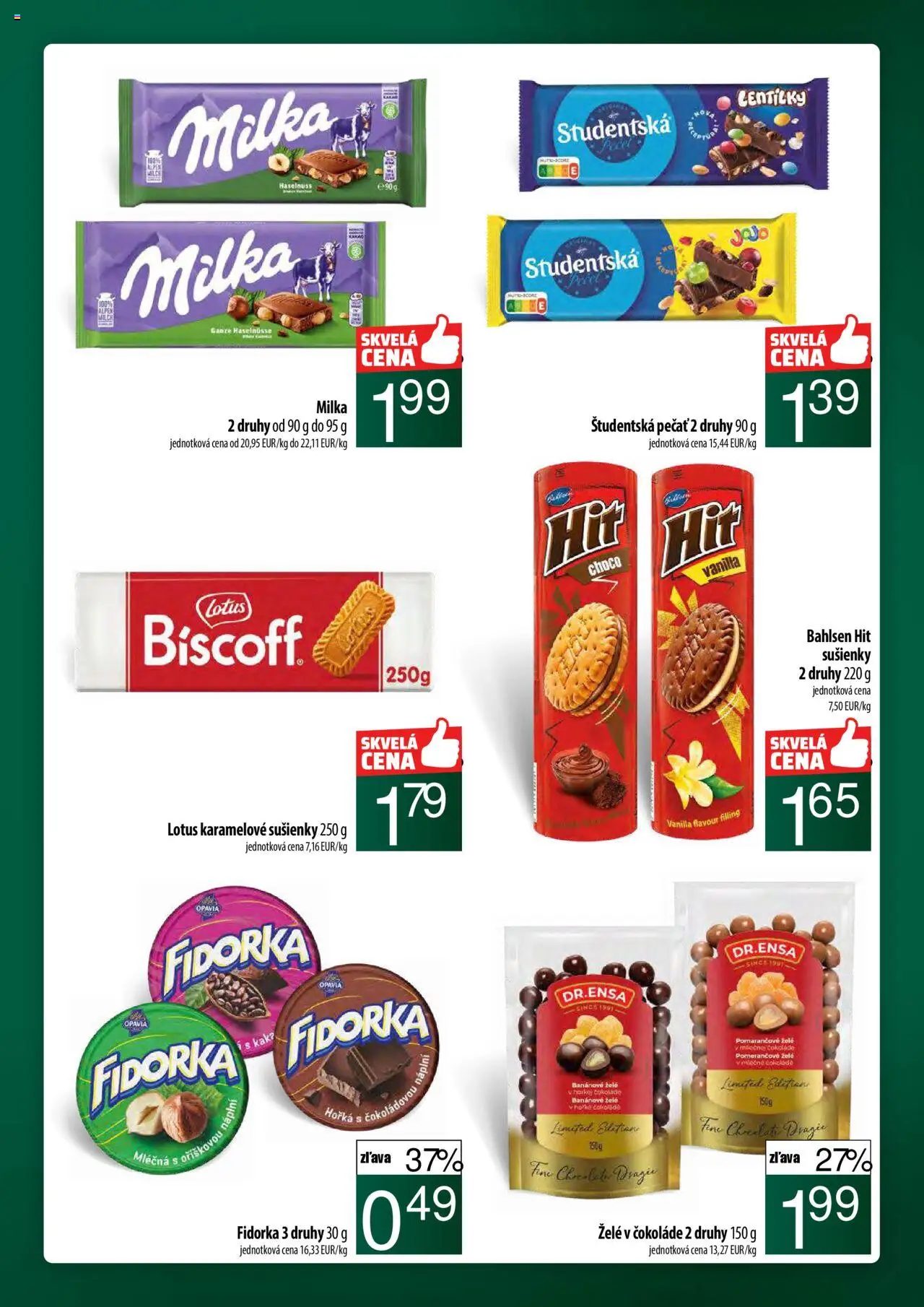 Nové COOP Jednota akcie – leták je platný od 11.09.2025 | Strana: 41 | Produkty: Študentská pečať, Milka