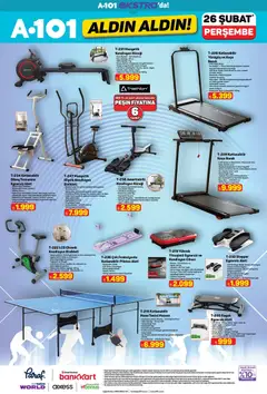 26.02.2026 tarihinden itibaren geçerli olan A101 kataloğu önizlemesi | Sayfa: 20 | Ürünler: Koltuk, Masa, Kemer, Hoparlör