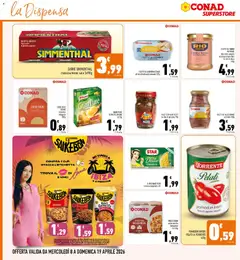 Anteprima del volantino Conad volantino Superstore Sicilia valido a partire dal 08.04.2026 | Pagina: 16 | Prodotti: Cous cous, Tonno, Sgombro, Olio di Oliva