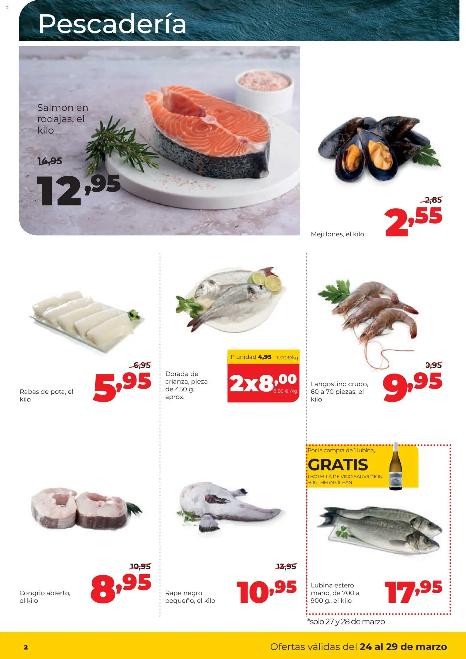 Alimerka folleto Castilla y León │ válido desde el 23.03.2026 | Página: 2 | Productos: Vino, Langostino
