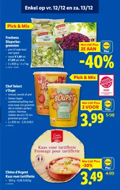 Lidl Folder week 50 - Voorbeeld van een folder van Lidl, geldig van 10.12.2025 | Pagina: 55 | Producten: Prei, Groenten, Appel, Kaas