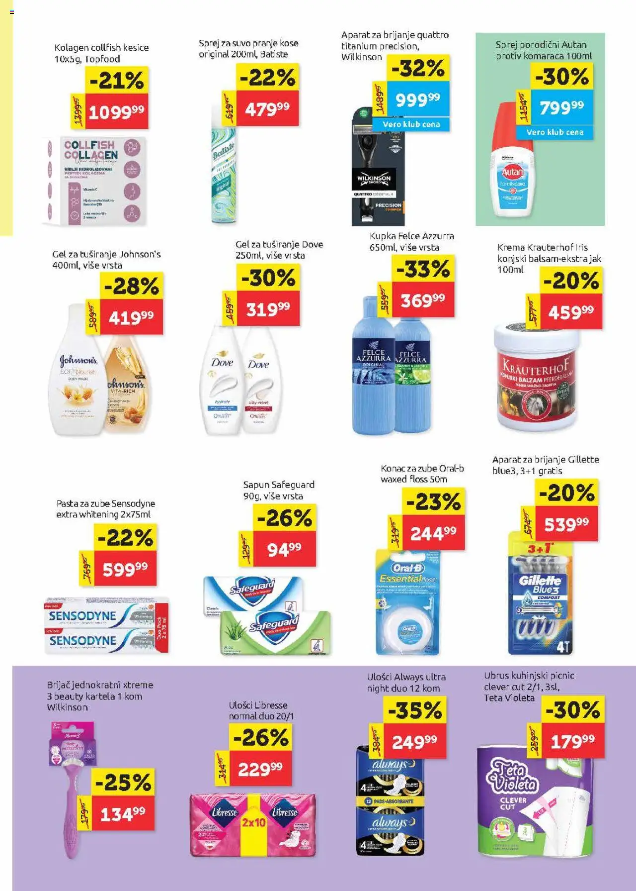 SuperVERO katalog - važi od 24.07.2025 | Strana: 21 | Proizvode: Aparat za brijanje, Krema, Sapun, Gel za tuširanje