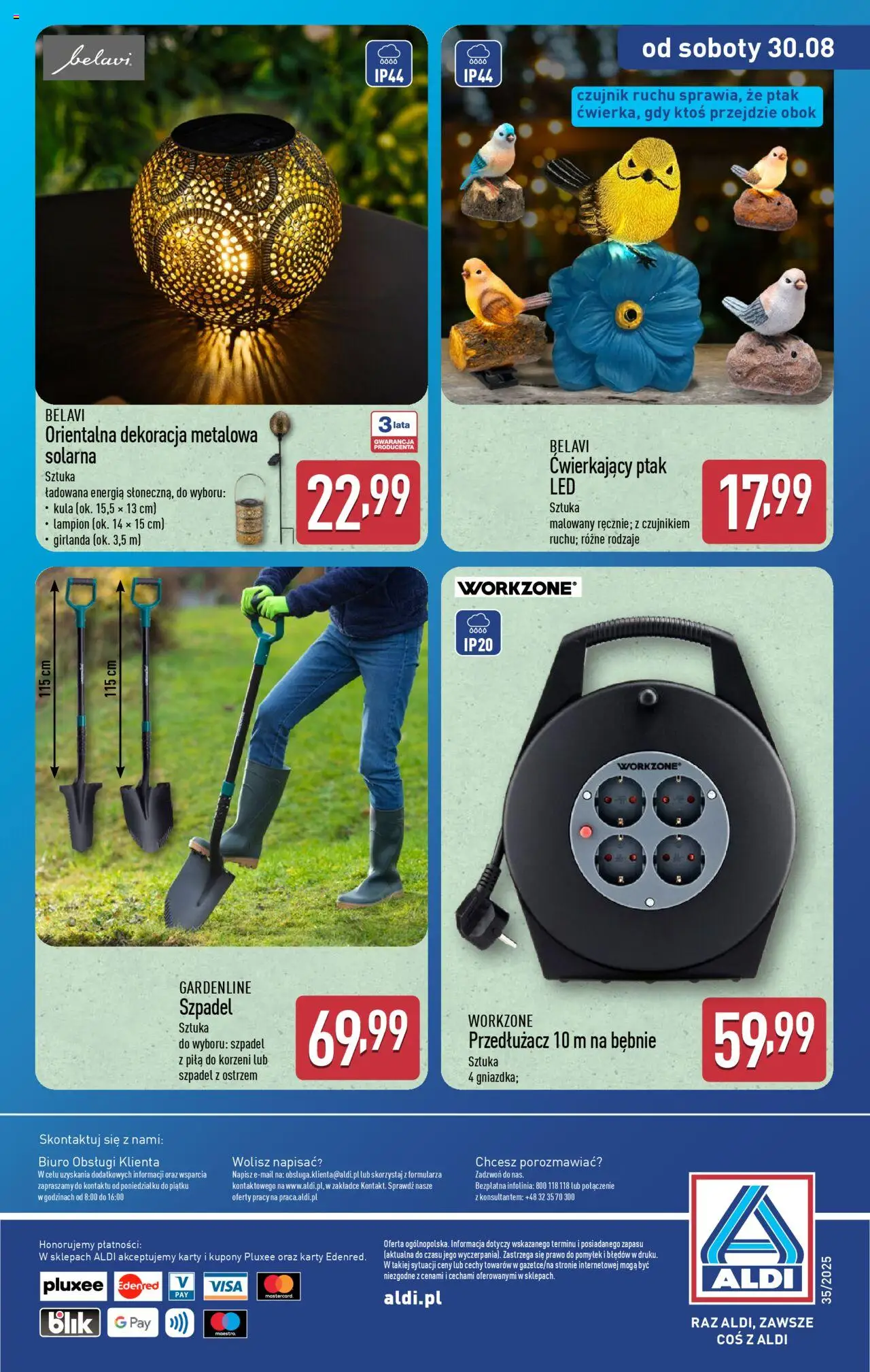 Aldi Gazetka - Hity od Środy i od Soboty od 27.08.2025 | Strona: 14 | Produkty: Przedłużacz
