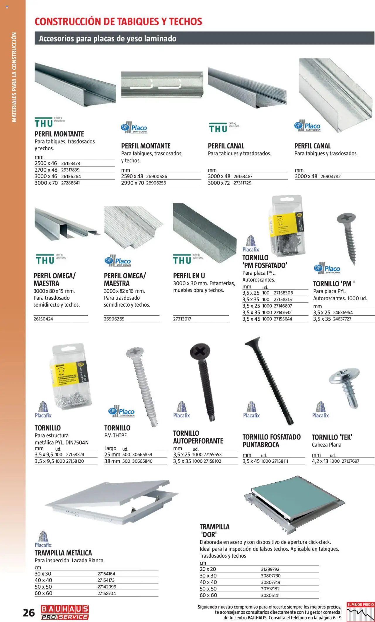 Bauhaus - ProService  │ válido desde el 24.02.2025 | Página: 26 | Productos: Té, Teléfono, Muebles