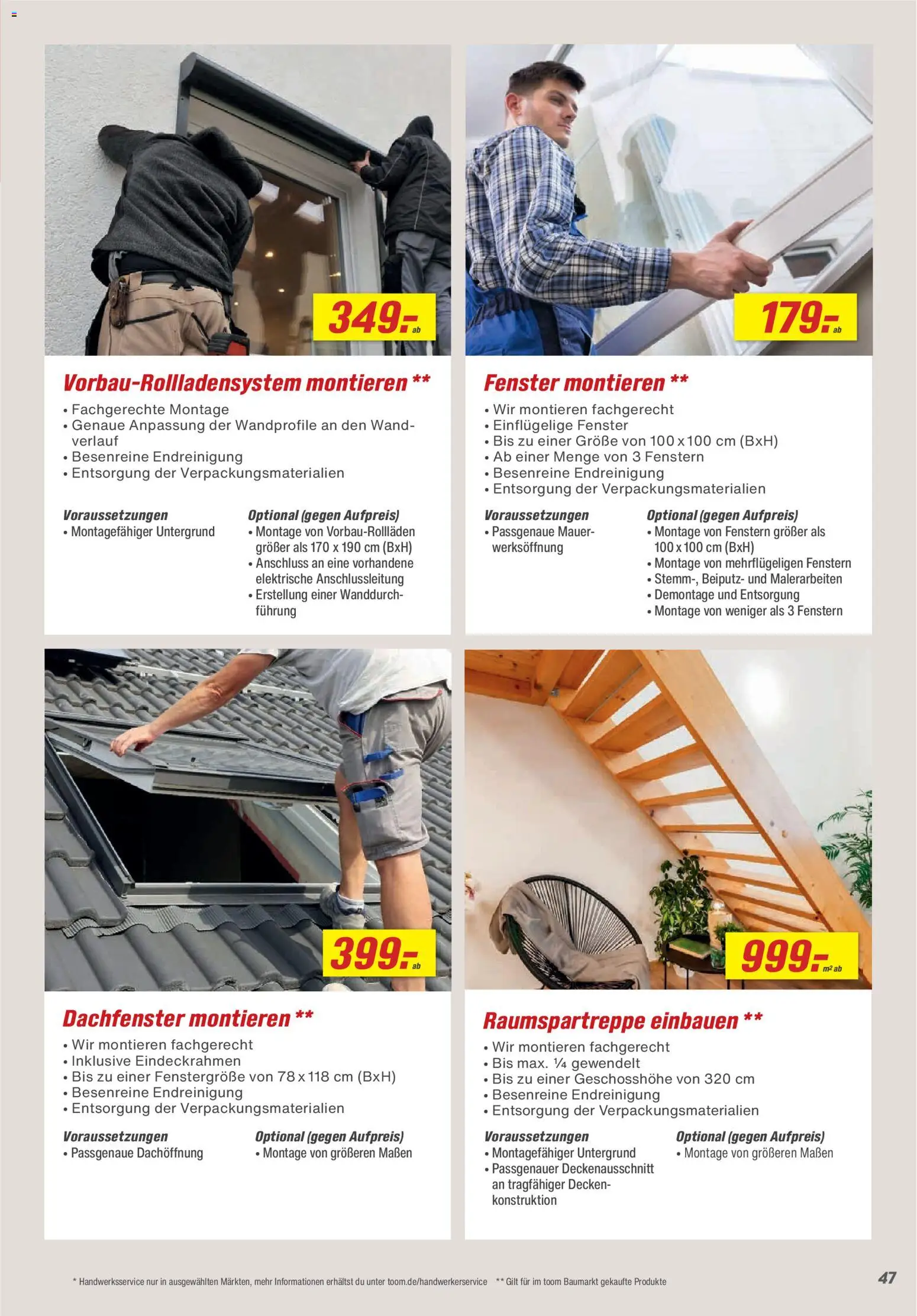 Toom Baumarkt Baustoffe & Bauelemente 2026 – gültig ab 20.02.2026 | Seite: 47