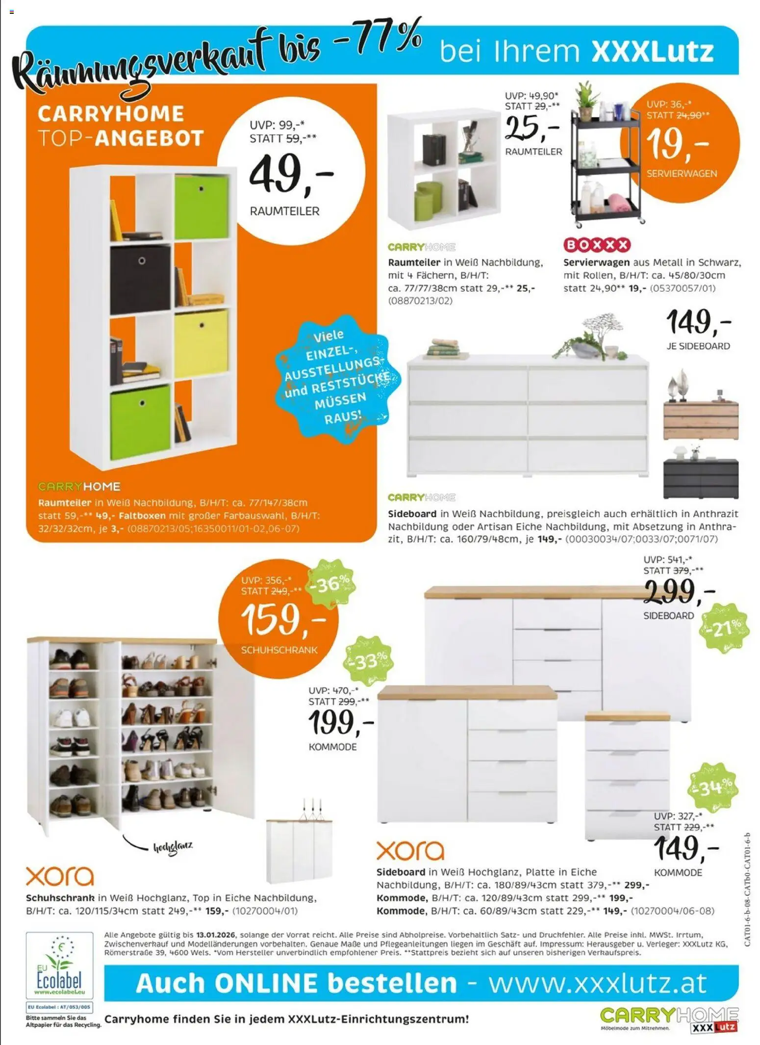 XXXLutz Carry Home gültig ab 29.12.2025 | Seite: 8 | Produkte: Kommode