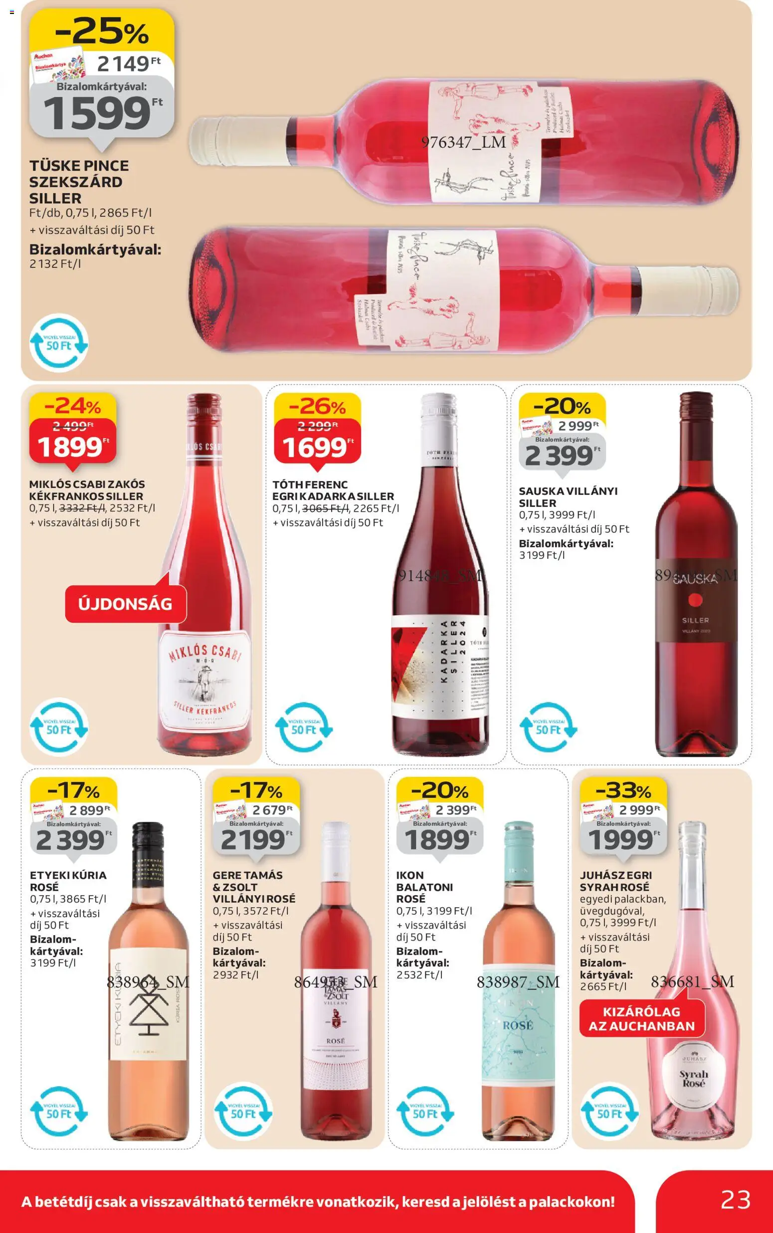 Auchan akciós ujság - amely érvényes a következő dátumtól: 02.01.2026 | Oldal: 23