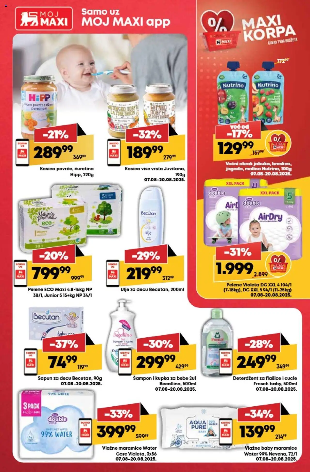 Maxi katalog - važi od 14.08.2025 | Strana: 30 | Proizvode: Šampon, Sapun, Vlažne maramice, Pelene