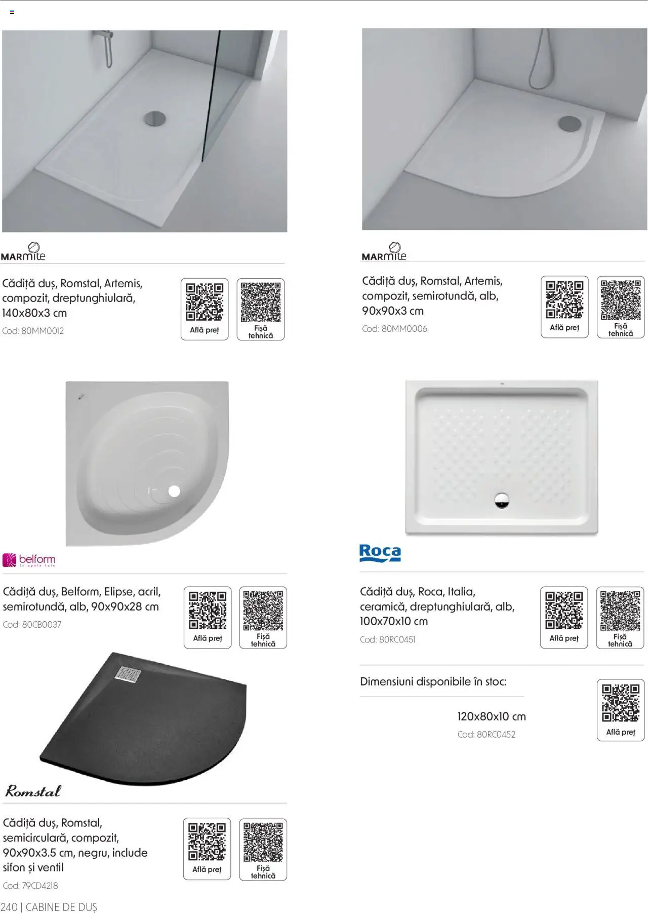 Catalog Romstal – valabil de la 25.11.2024 | Pagină: 240 | Produse: Duș