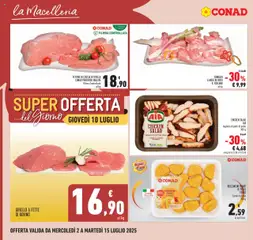 Volantino Conad del 02.07.2025 | Pagina: 10 | Prodotti: Bovino, Pollo, Vitello, Padella
