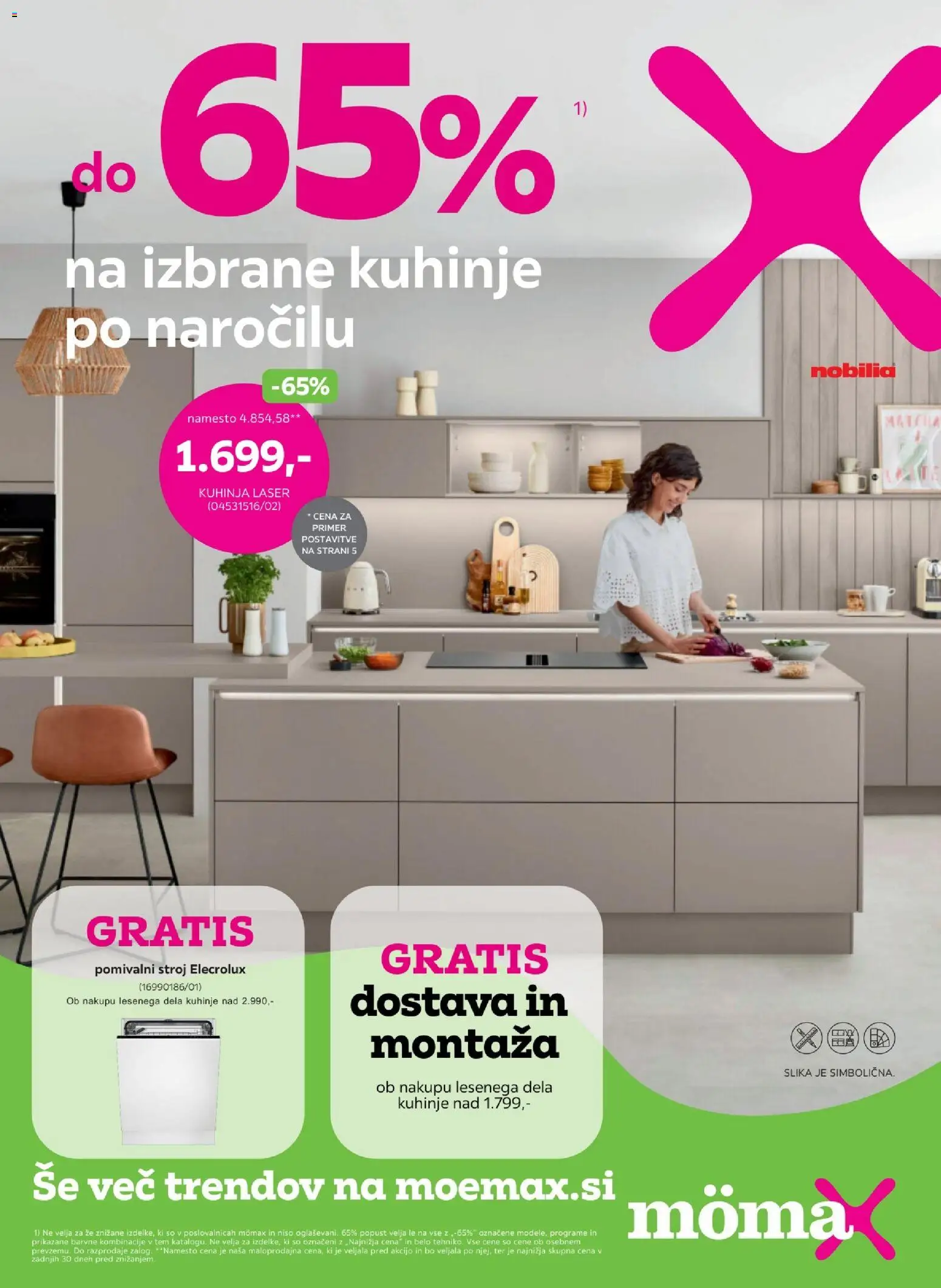 Novi Mömax katalog ponudbe – veljaven od 30.03.2026 | Stran: 1 | Izdelki: Pomivalni stroj, Kuhinja