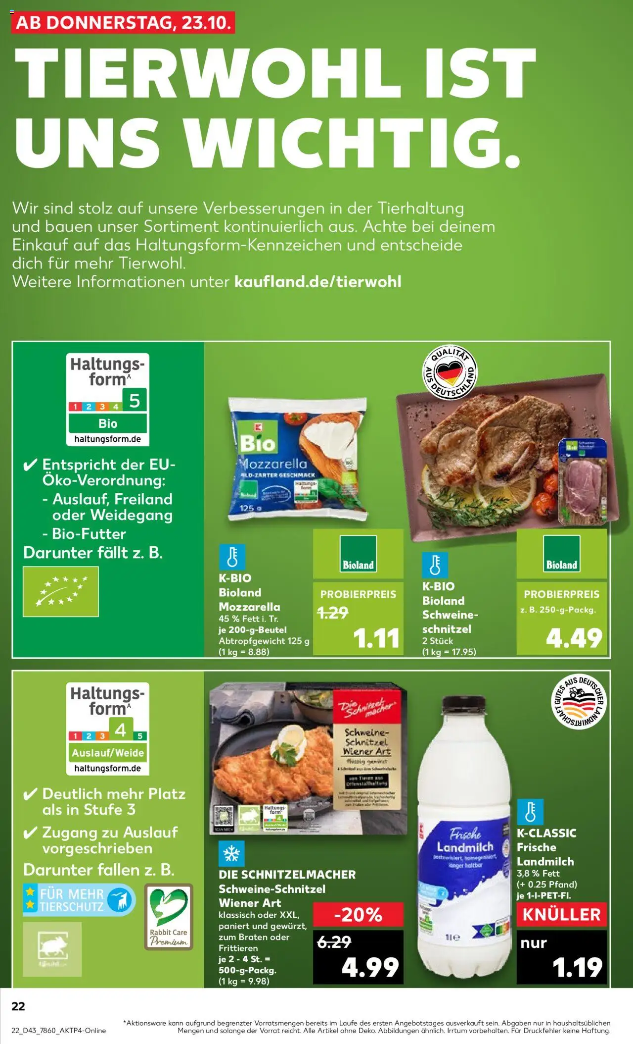 Kaufland Prospekt 	 – gültig ab 23.10.2025 | Seite: 22