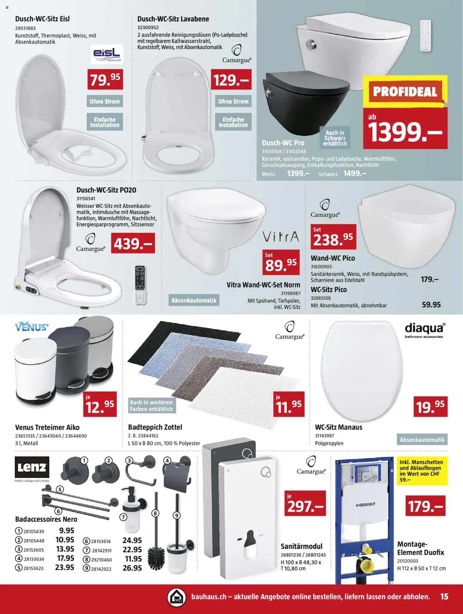 Bauhaus Aktionen – gültig ab 26.01.2026 | Seite: 15 | Produkte: Nachtlicht