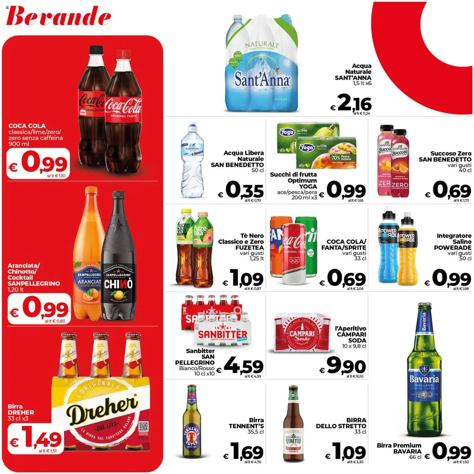 Volantino COOP del 07.04.2026 | Pagina: 20 | Prodotti: Succo, Birra, Arancia, Coca Cola