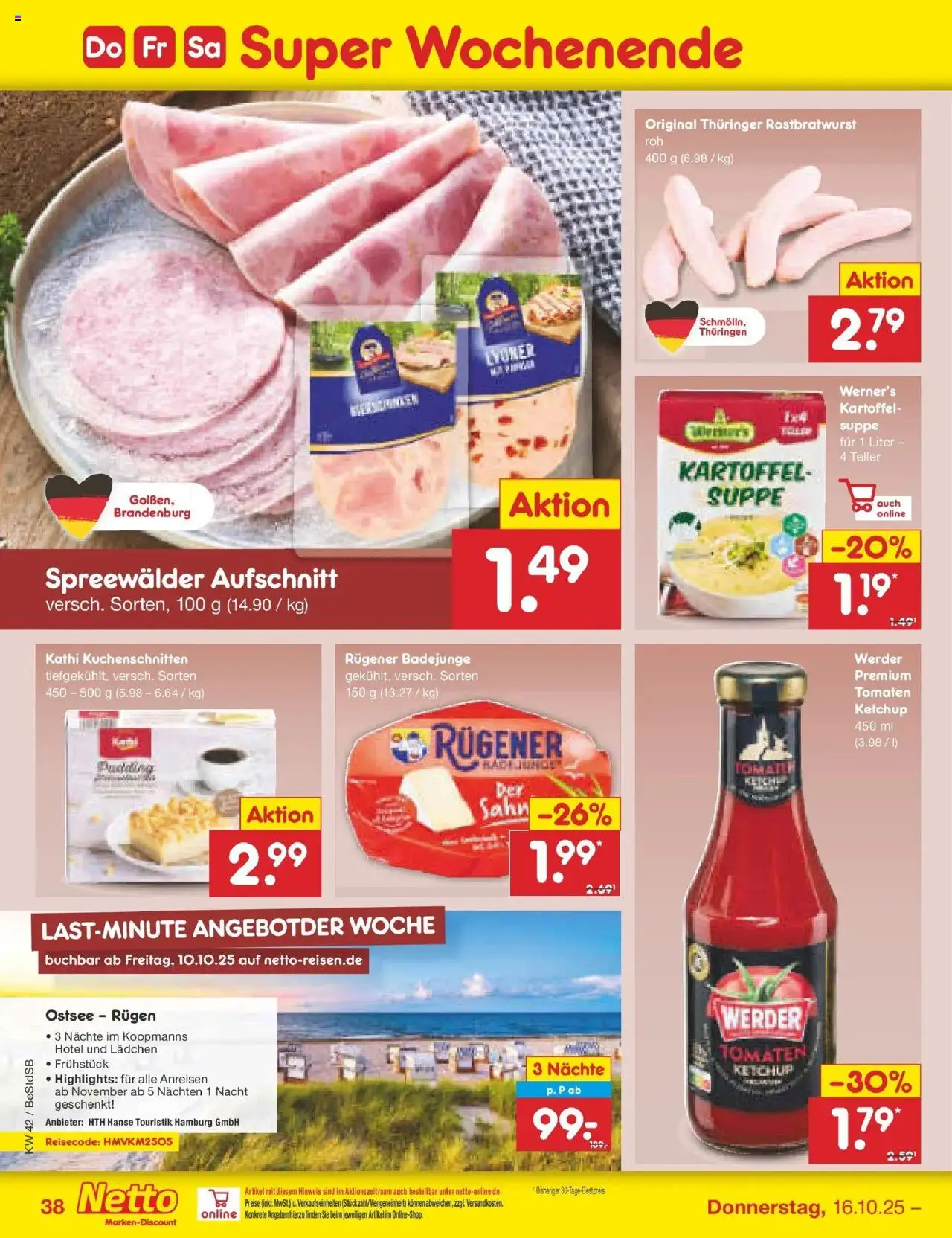 Netto Marken-Discount Prospekt 	 – gültig ab 13.10.2025 | Seite: 44 | Produkte: Tomaten, Ketchup