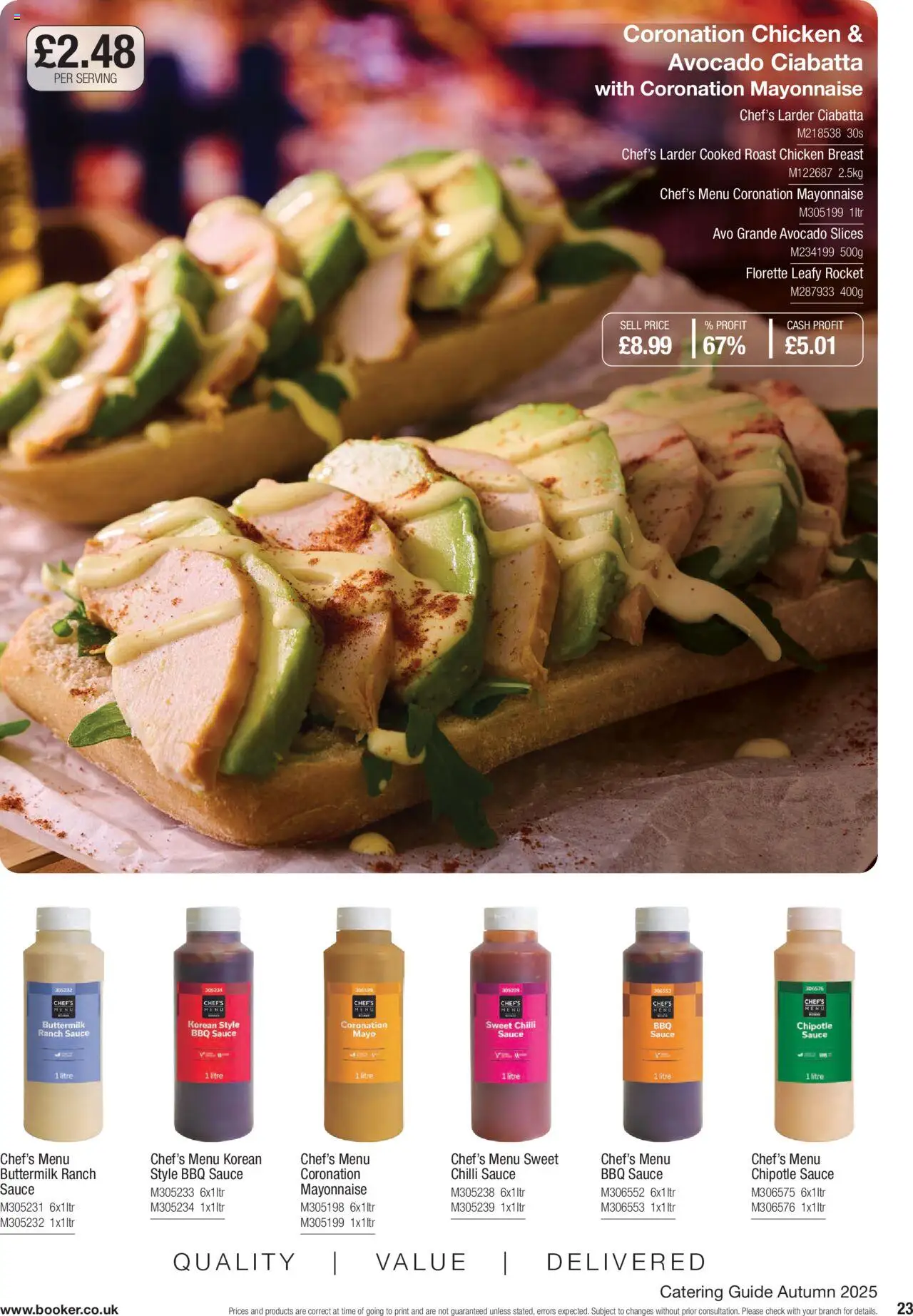 {H1} | Page: 23 | Products: Sauce, Chicken, Accessoires tir à l’Arc, Mayonnaise