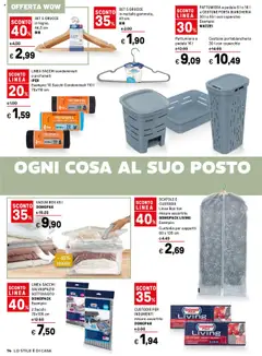 Anteprima del volantino Iper Casa catalogo valido a partire dal 13.10.2025 | Pagina: 14 | Prodotti: Pattumiera, Grucce, Portabiancheria