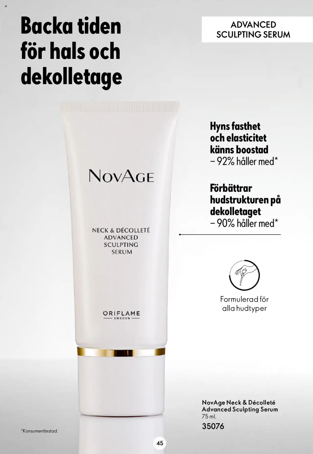 Oriflame reklamblad aktuell från 23.11.2023 | Sida: 45 | Produkter: Serum