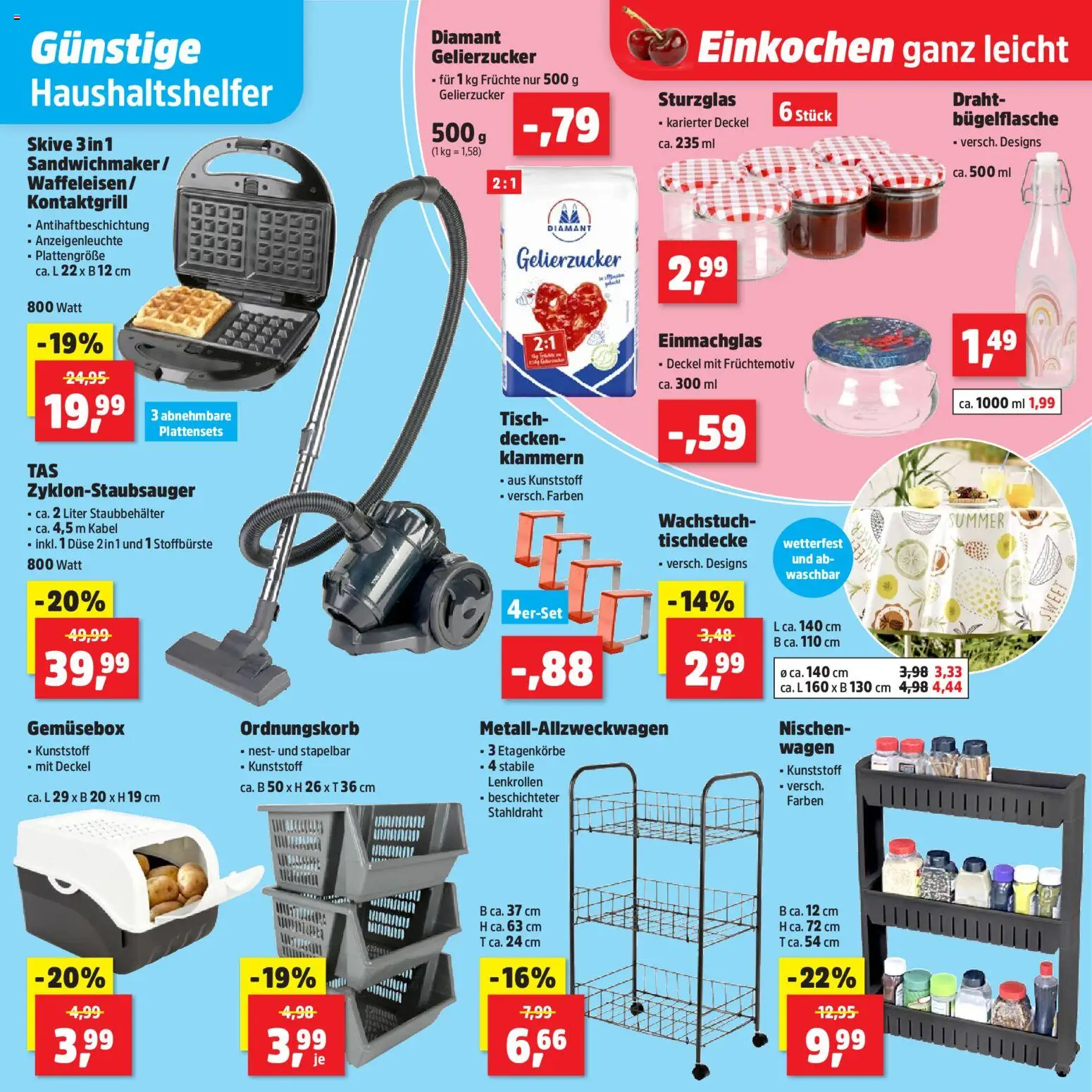 Thomas Philipps Prospekt – gültig ab 27.04.2026 | Seite: 23 | Produkte: Kabel, Gelierzucker, Tisch, Waffeleisen