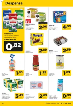 Alimerka folleto Asturias │ válido desde el 07.07.2025 | Página: 10 | Productos: Leche, Café, Chocolate, Συσκευή ροής