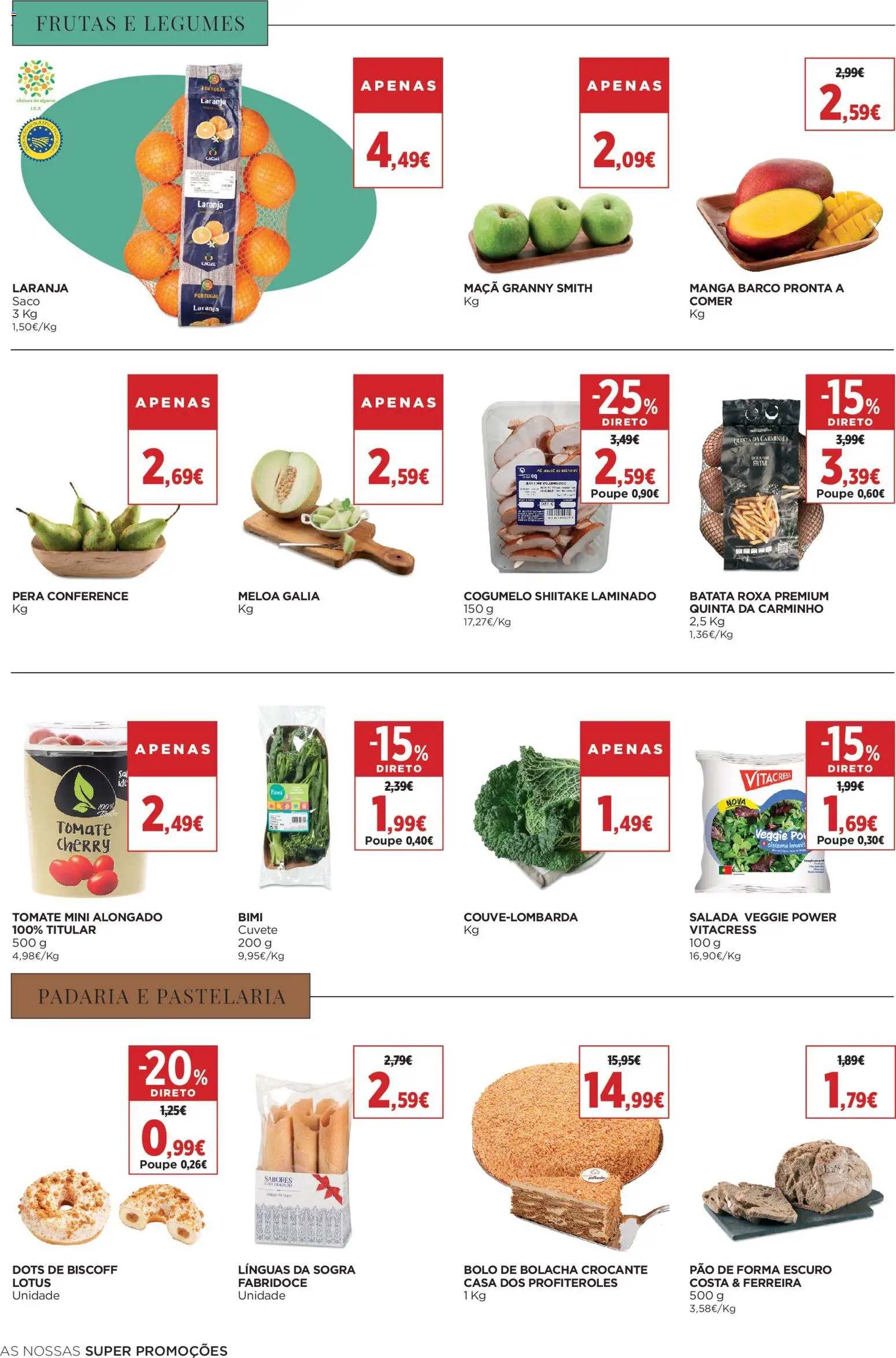 El Corte Ingles folheto │ válido de 27.02.2026 | Página: 12 | Produtos: Batata, Bolo, Pão, Maça