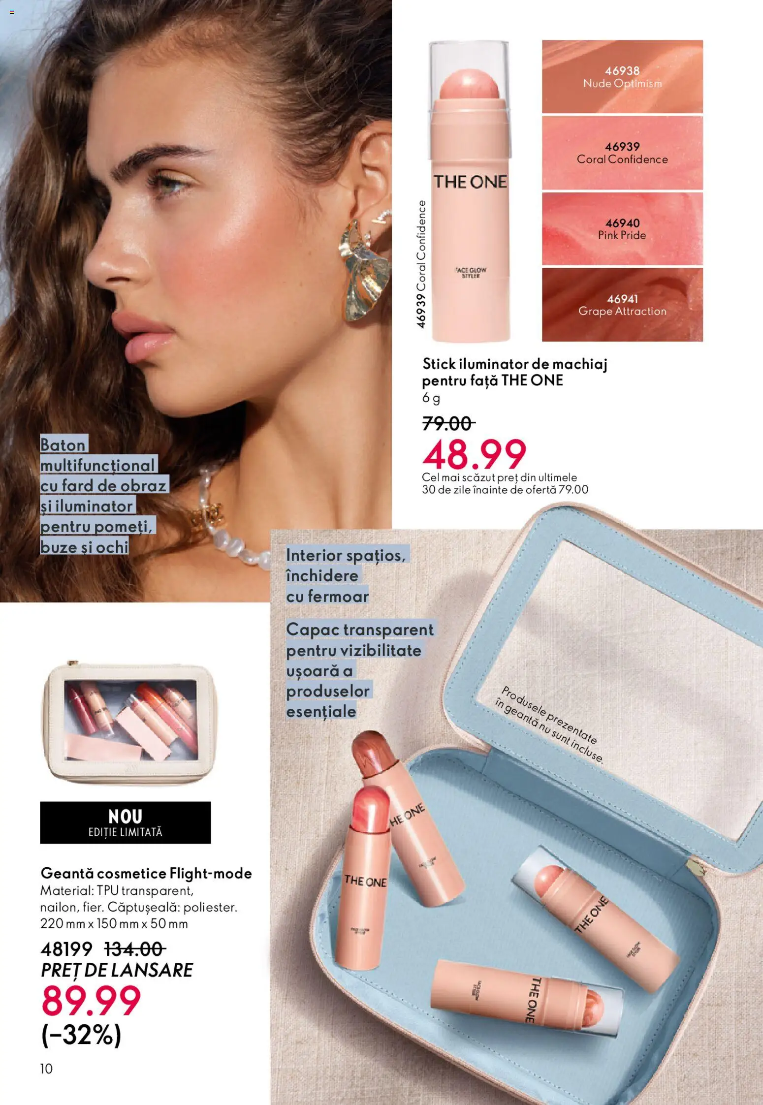 Noul catalog Oriflame – valabil de la 27.05.2026 | Pagină: 10 | Produse: Geantă, Machiaj, Iluminator