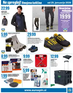 Eurospin katalog akcije – veljaven od 29.01.2026 | Stran: 19 | Izdelki: Silikon, Barva, Hlace, Voziček