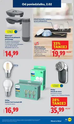 Pogląd oferty "Lidl Katalog" - ważna od 02.02.2026 | Strona: 15 | Produkty: Golarka, Golarka do ubrań, Sztućce