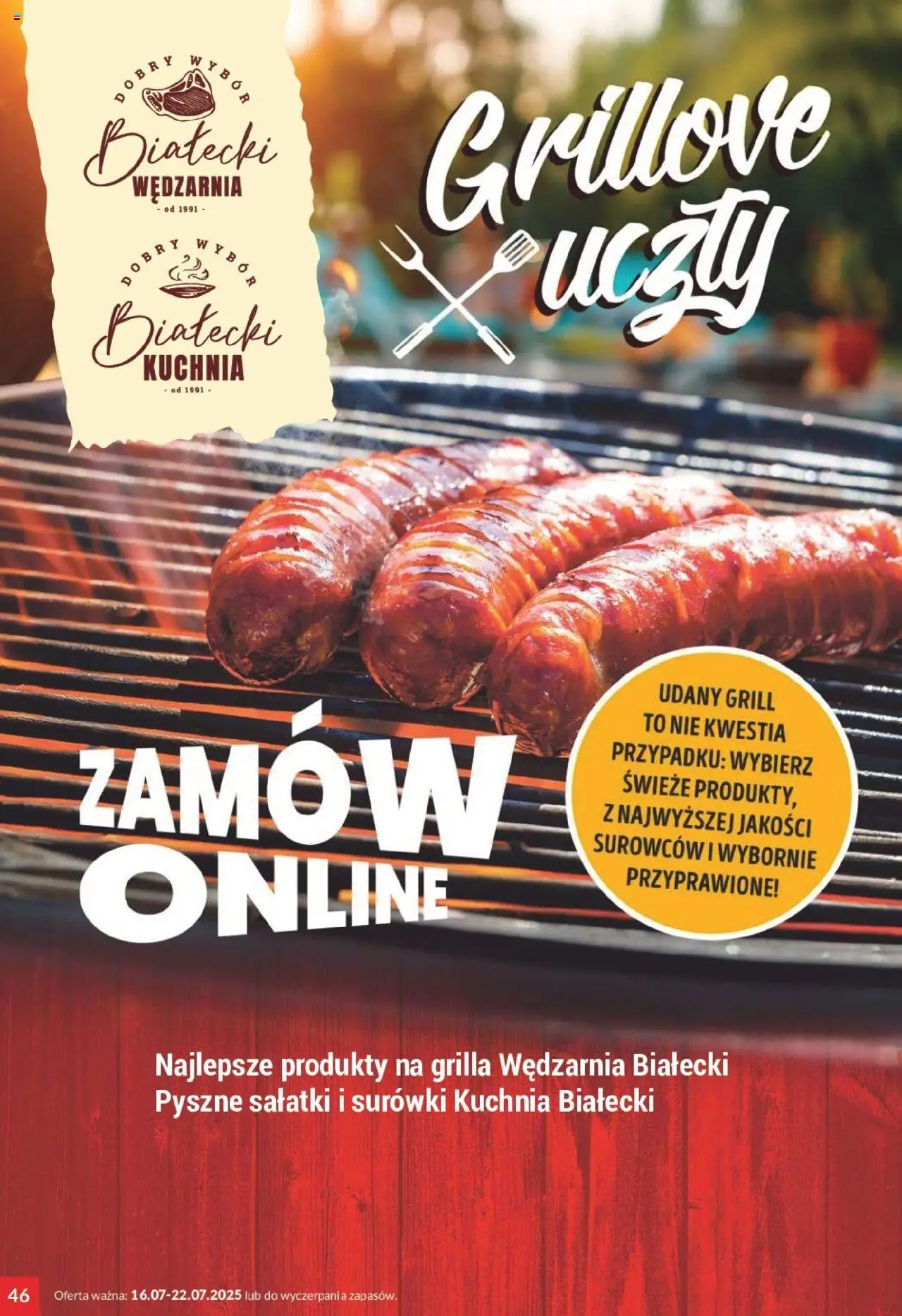 Twój Market Gazetka od 06.08.2025 | Strona: 46 | Produkty: Grill, Sałatki i surówki