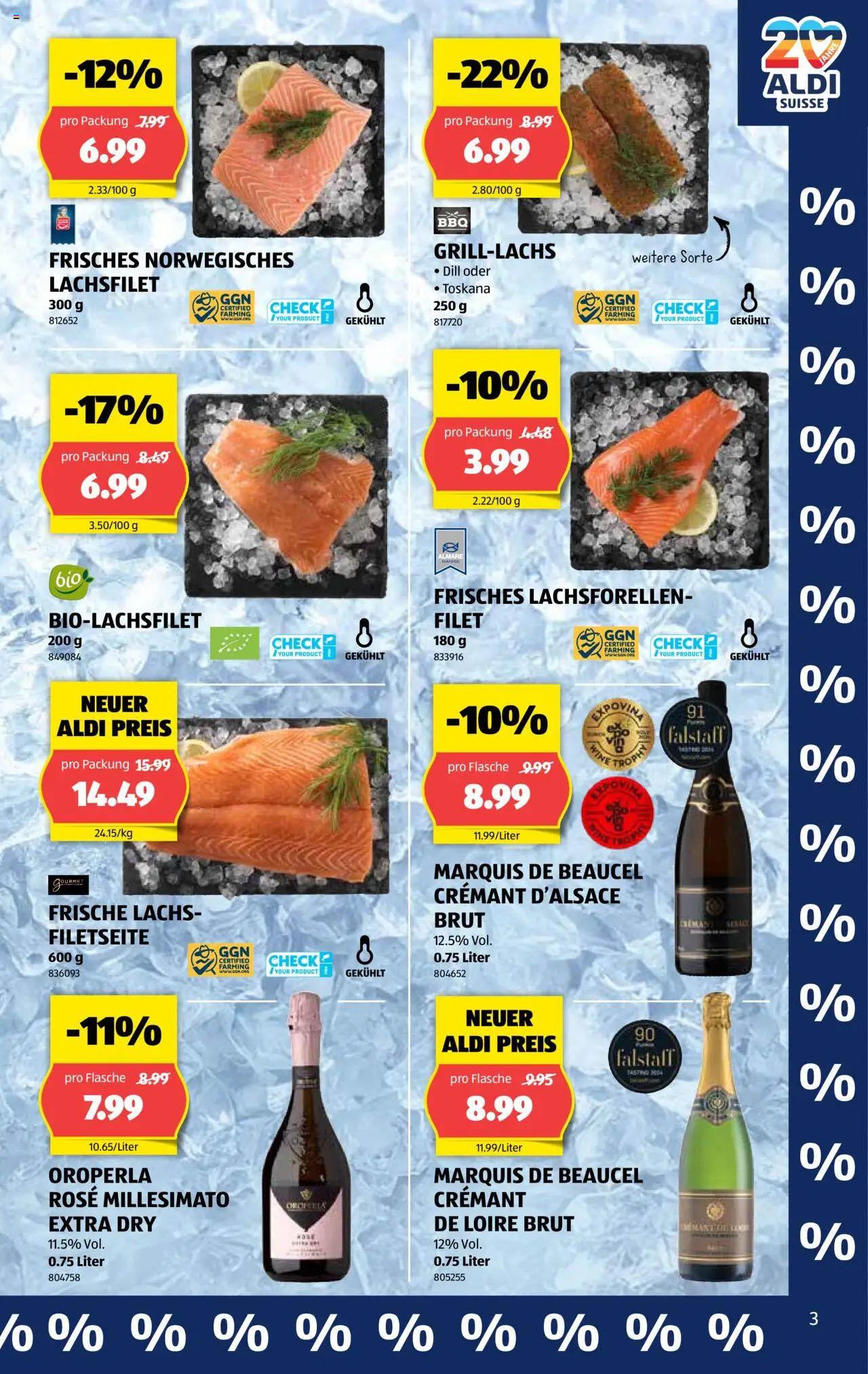 Aldi Aktionen ab 21.08.2025 | Seite: 4 | Produkte: Lachs, Dill