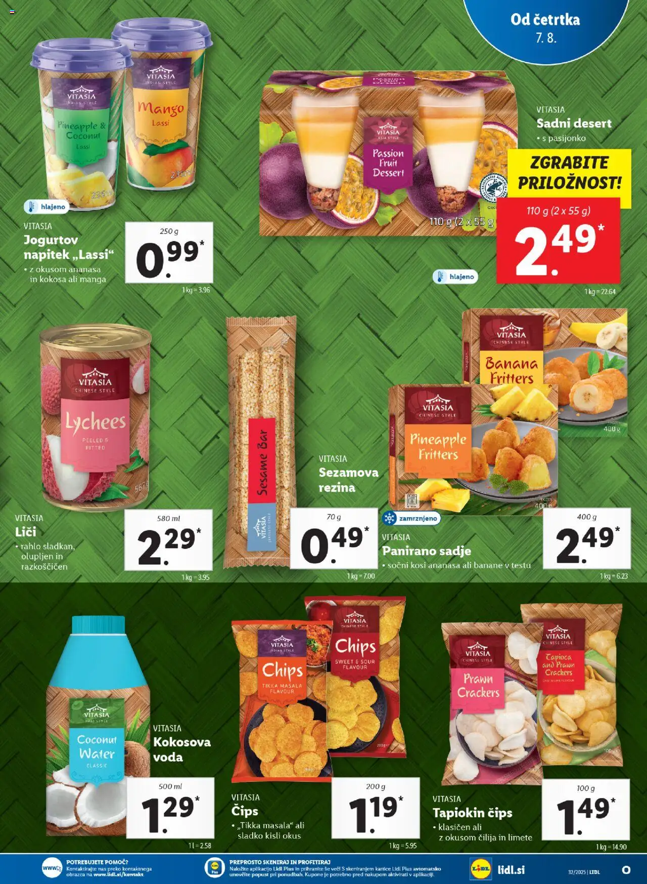 Lidl katalog │ velja od 07.08.2025 | Stran: 29 | Izdelki: Banane, Voda, Sadje, Mango