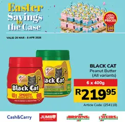 Jumbo specials catalogue – valid from 26.03.2026 | Page: 8 | Products: Butter, Peanuts, Peanut butter, Salt