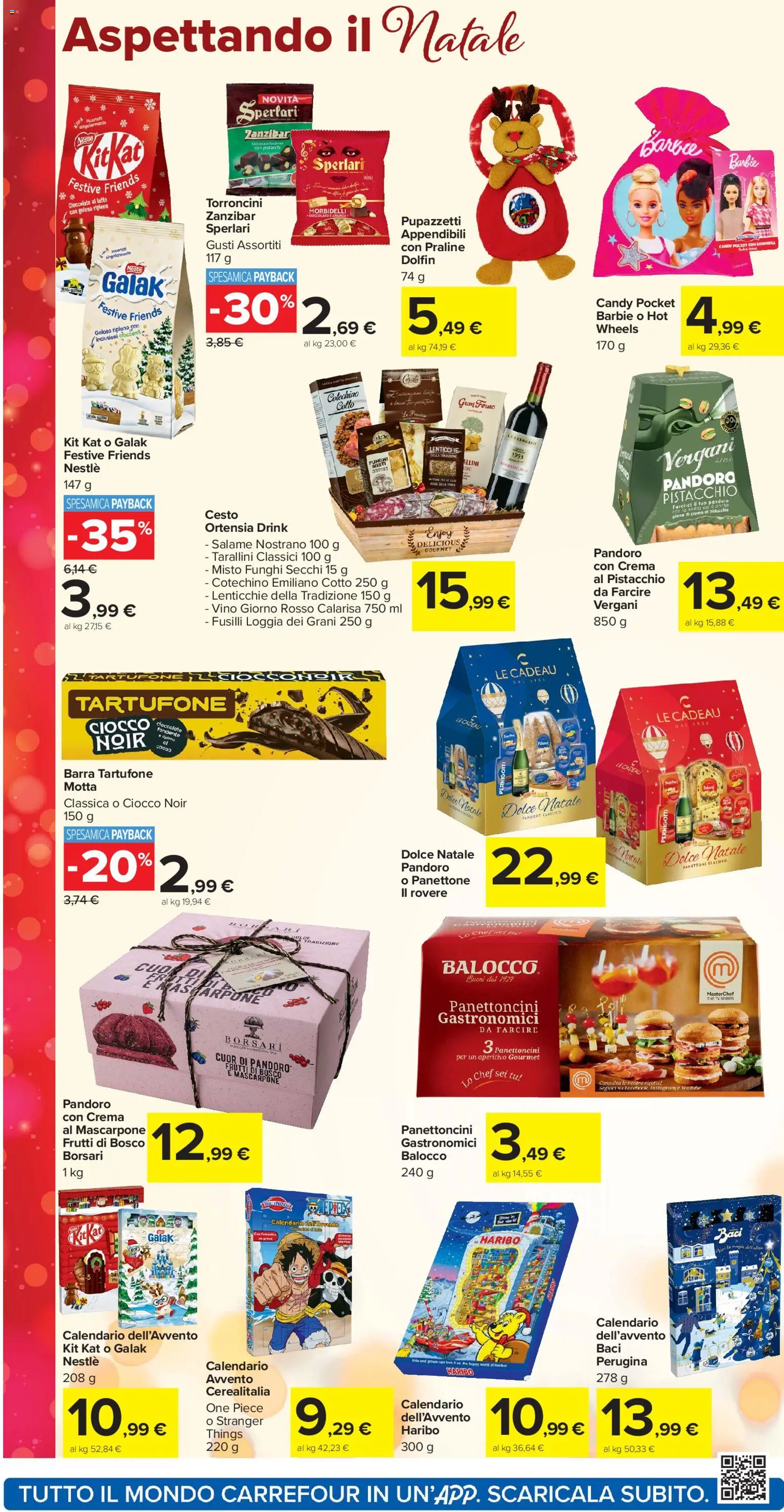 Volantino Carrefour del 17.11.2025 | Pagina: 12 | Prodotti: Latte, Vino, Funghi, The