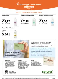 Anteprima del volantino Volantino Natura Sì	 valido a partire dal 01.10.2025 | Pagina: 15